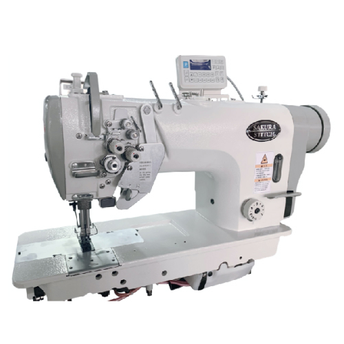 Computerized Direct Drive High Speed Double Needle Lockstitch Machine(Split Needle Bar) (Big Hooks)