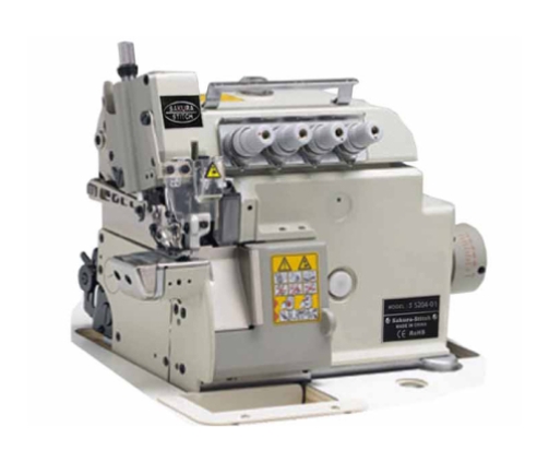 Direct Drive Cylinder Bed One Needle Three Thread Basic Overlock Machine