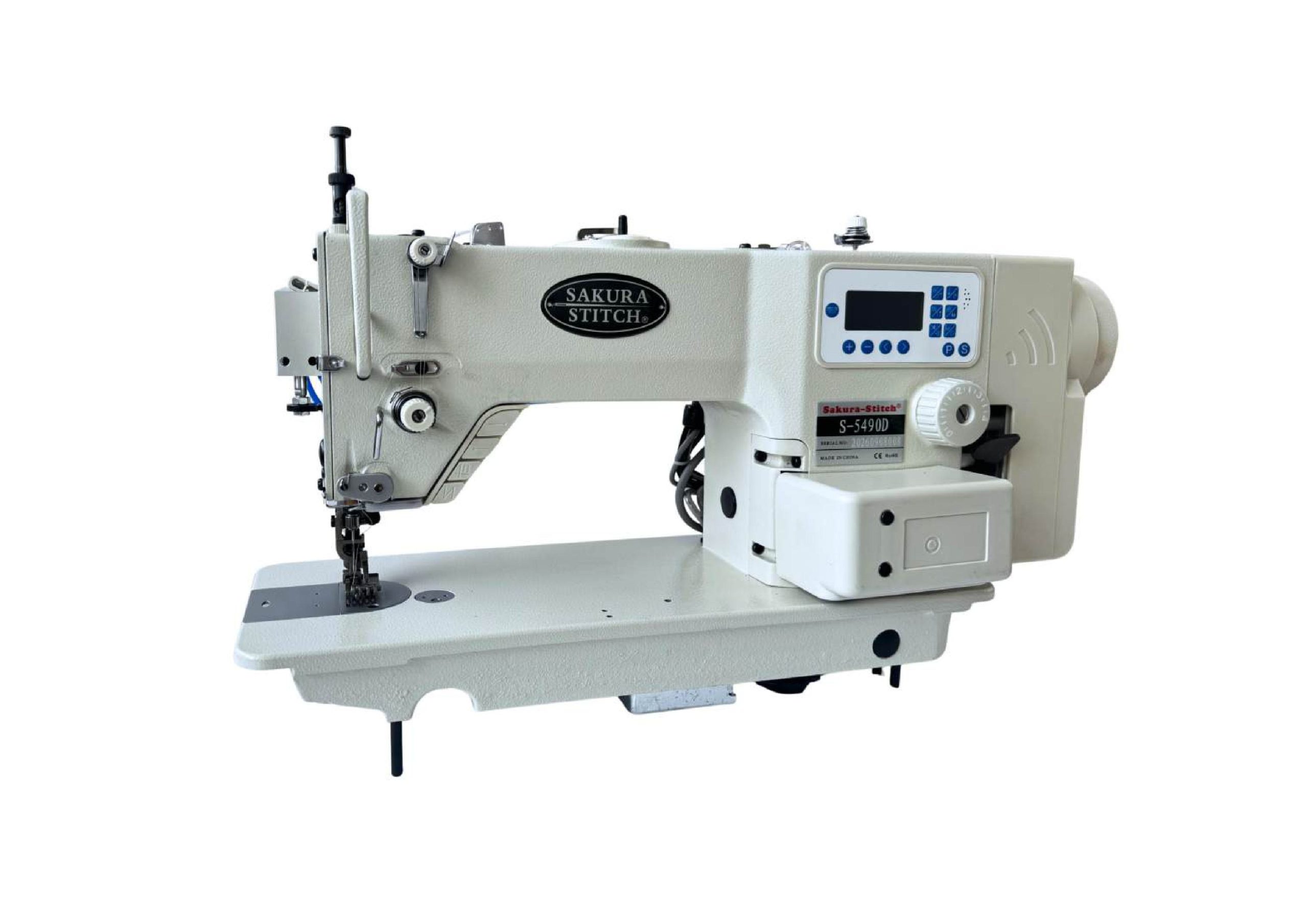 HIGH SPEED DIRECT DRIVE SINGLE NEEDLE (TOP DIFFERENTIAL FEED) LOCKSTITCH MACHINE WITH AUTO THREAD TRIMMER