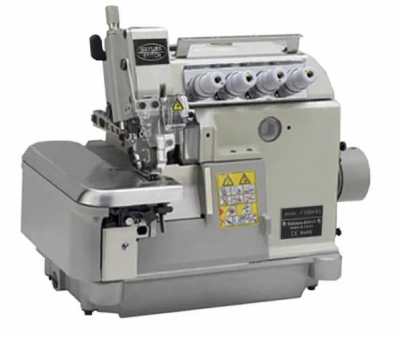 DIRECT DRIVE TWO NEEDLE FOUR THREAD TOP FEED OVERLOCK MACHINE