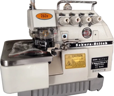 DIRECT DRIVE HIGH SPEED FIVE THREAD OVERLOCK MACHINE