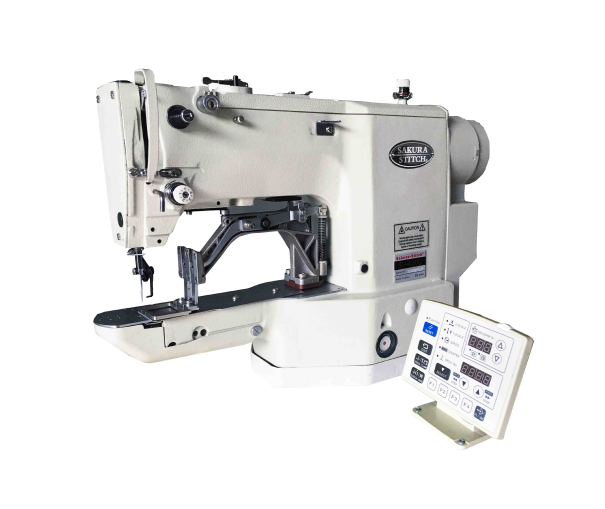 COMPUTERIZED DIRECT DRIVE LOCKSTITCH BARTACKING MACHINE (CAP EYELET HOLE)