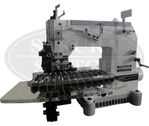 Multineedle Double Chainstitch Pintuck Machine