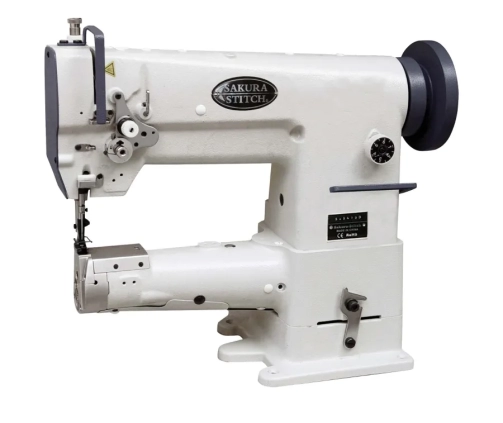 Single Needle Compound Feed Cylinder Bed Machine (Large Hook, Auto Lubrication) 75mm